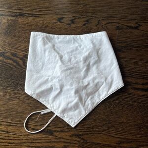 White Bandana Top